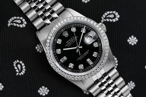 rolex oyster perpetual datejust 41 quadrante nero con diamanti|Rolex Datejust 41 Full set Nuovo 2024 .